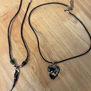 Necklace Kiss Rock band/ cool Jewels epoxy resin Bear claw necklaces